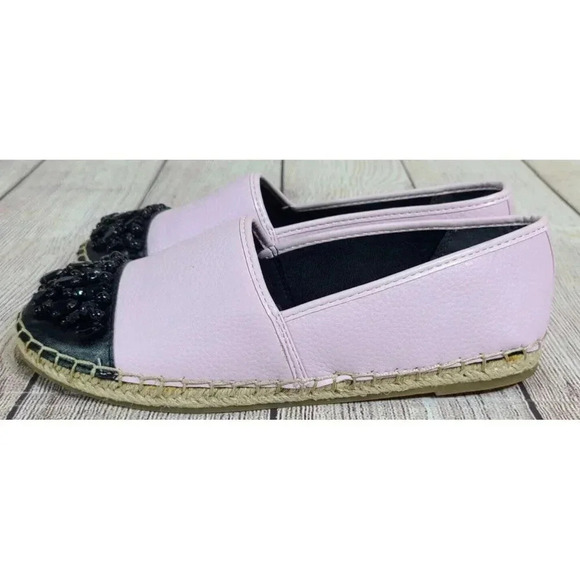 Circus By Sam Edelman Linda Espadrilles Women's US 7 Pink Black Rhinestones - Picture 8 of 10